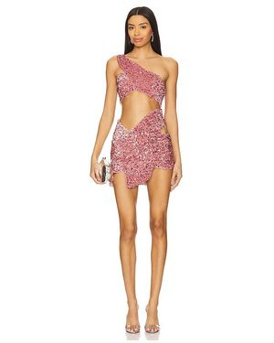 MOTHER OF ALL Chiara Sequins Mini Dress - Pink