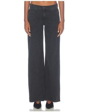 PAIGE Dana Low Rise Relaxed Slouchy Straight Jeans - Blue