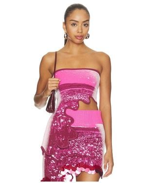 Ph5 Pomelo Wavy Bra Top - Pink
