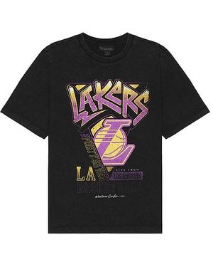 The Wild Collective Live From Los Angeles Lakers Tee - Black