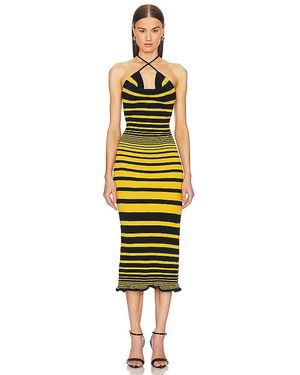 george trochopoulos mini backless dress George Trochopoulos Mini Viscose Dress in Blue