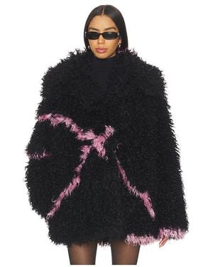 Jakke Mantel Cocoon - Schwarz