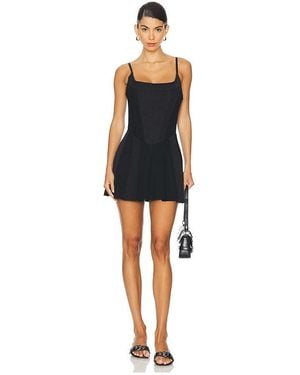 EB DENIM Vestido Polka En Color Negro Talla En