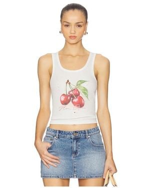 The Laundry Room X Revolve Mon Cheri Rib Tank Top - White