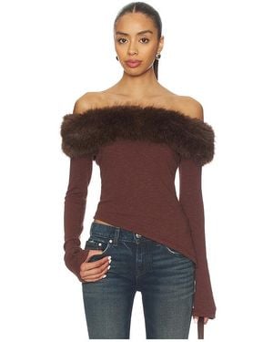 I.AM.GIA Off Shoulder Top - Red