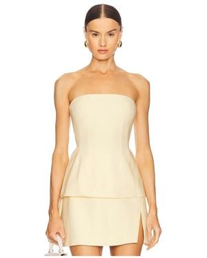 Nookie Caroline Strapless Top - Natural