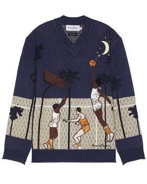 House Of Sunny Slamdunk Knit 2.0 Jumper - Blue