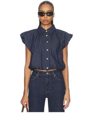 FRAME Jeans-Oberteil Shell - Blau