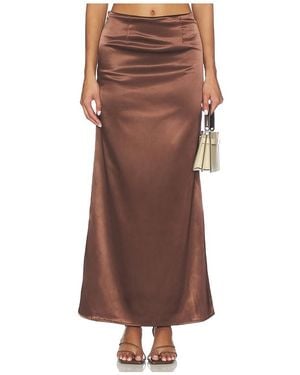 ALL THE WAYS Mela Skirt - Brown