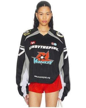VANDY THE PINK Moto Jersey - Black
