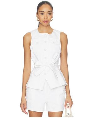 Cinq À Sept Denim Reenee Vest - White