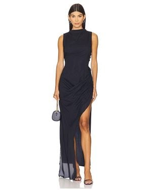 Auteur Studio Vestido Cuello Alto Bruna En Color Azul Marino Talla (También En Xs)
