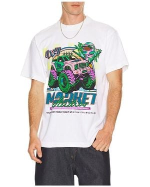 Market T-Shirt Na - Weiß