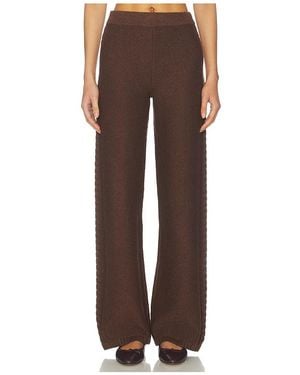 Tularosa Marcella Rib Pant - Brown