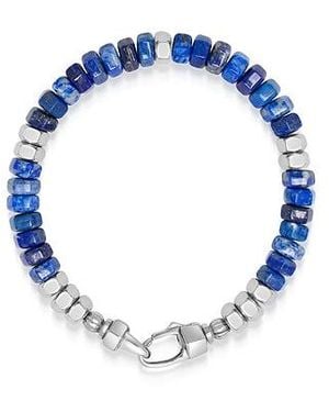 Nialaya BRACELET HEXAGON en Blue - Bleu