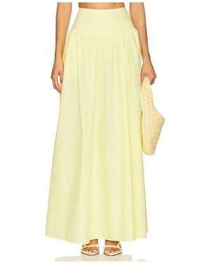 Susana Monaco Drop Waist Skirt - Gelb