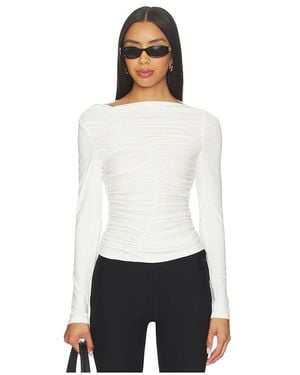 Madison The Label Lorena トップ - ホワイト