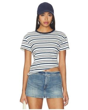 PERFECTWHITETEE Dawn Cotton Tee - Blue