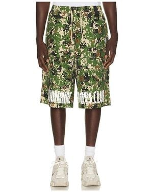 BBCICECREAM Camo Cargo Shorts - Green