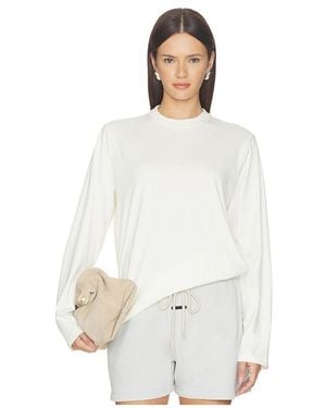 Fear Of God Classic Fit Long Sleeve Tee - White