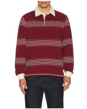 Percival Polo De Rugby Editor En Talla (También En Xl/1X) - Rojo
