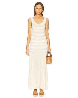 Rag & Bone Maxivestido Millie En Color Cream,Neutral Talla En - Blanco