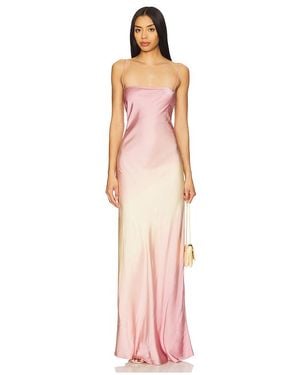 GOOD AMERICAN Satin Slip Maxi Dress - ホワイト