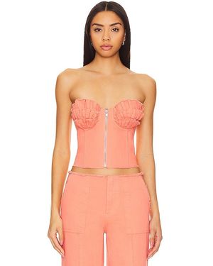Lovers + Friends X Anja Dujaković Bruna Bustier Top - Orange
