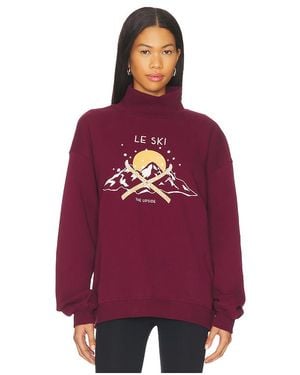 The Upside Sweatshirt Le Ski Clementine - Rot
