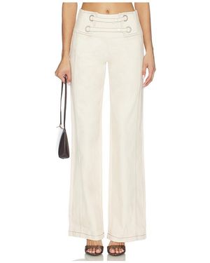 BY.DYLN Emmett Pant - White
