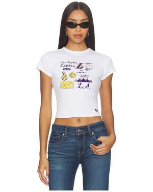 Hype and Vice Los Angeles Lakers Baby Tee - Blue