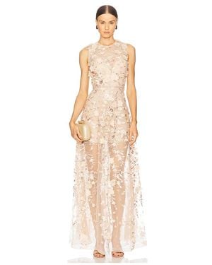 Bronx and Banco Geblümtes Kleid Arielle - Natur