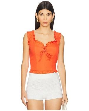 Astr Raelyn Top - Orange