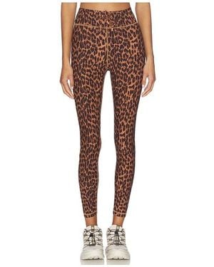 The Upside Malawi 25In Midi Leggings - Brown