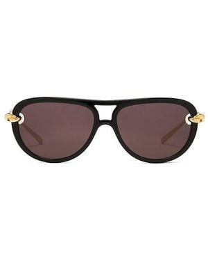 Bottega Veneta New Knot Sunglasses - Multicolour