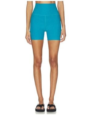 Beyond Yoga Spacedye Keep The Pace 5 Short - Blue