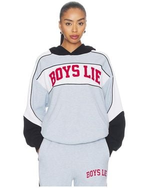 Boys Lie Sudadera Racer En Color Azul Talla (También En Xs/S, Xl/Xxl) - Blanco