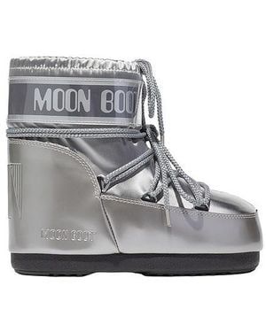 Moon Boot Kids Icon Low Rubber Boot - Metallic