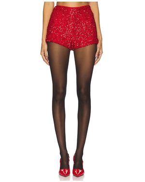 Never Fully Dressed Sequin Hot Pant - Red