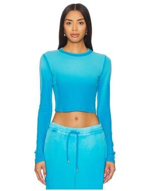 Cotton Citizen Verona Crop Shirt - Blue