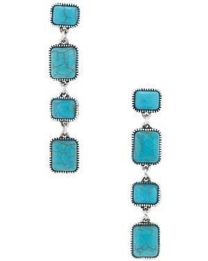 Lovers + Friends Rosalind Earrings - Blue