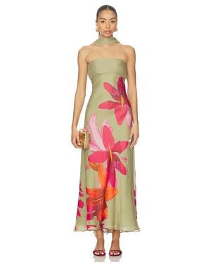 AMUR Palma Bias Gown - White
