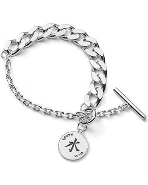 LOUPN Kettenarmband Be Water - Blau
