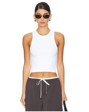 Sold Out NYC The Cropped Not So Basic Tank - White