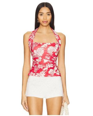 Free People Tommie Knit Top - Red