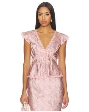 LoveShackFancy Oberteil Amara - Pink