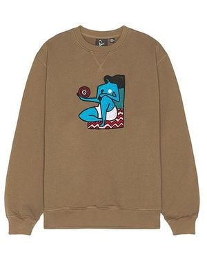 by Parra Future Visions Crew Neck Sweatshirt - Natural