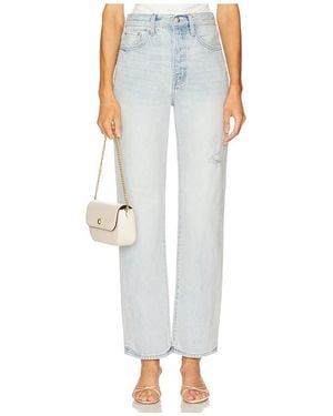 Pistola Cassie High Rise Crop Straight Jeans - White