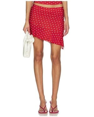 Bella Venice X Revolve Harley Skirt - Red