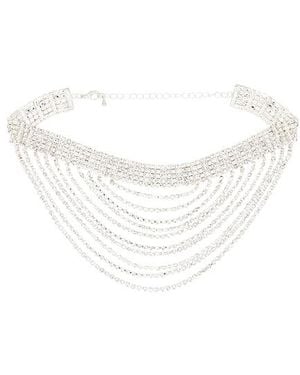 Amber Sceats Statement-Halskette Koda - Weiß